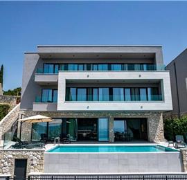 Luxury 5-Bedroom Villa with Sea-Views and Infinity Pool near Dubrovnik – Sleeps 10